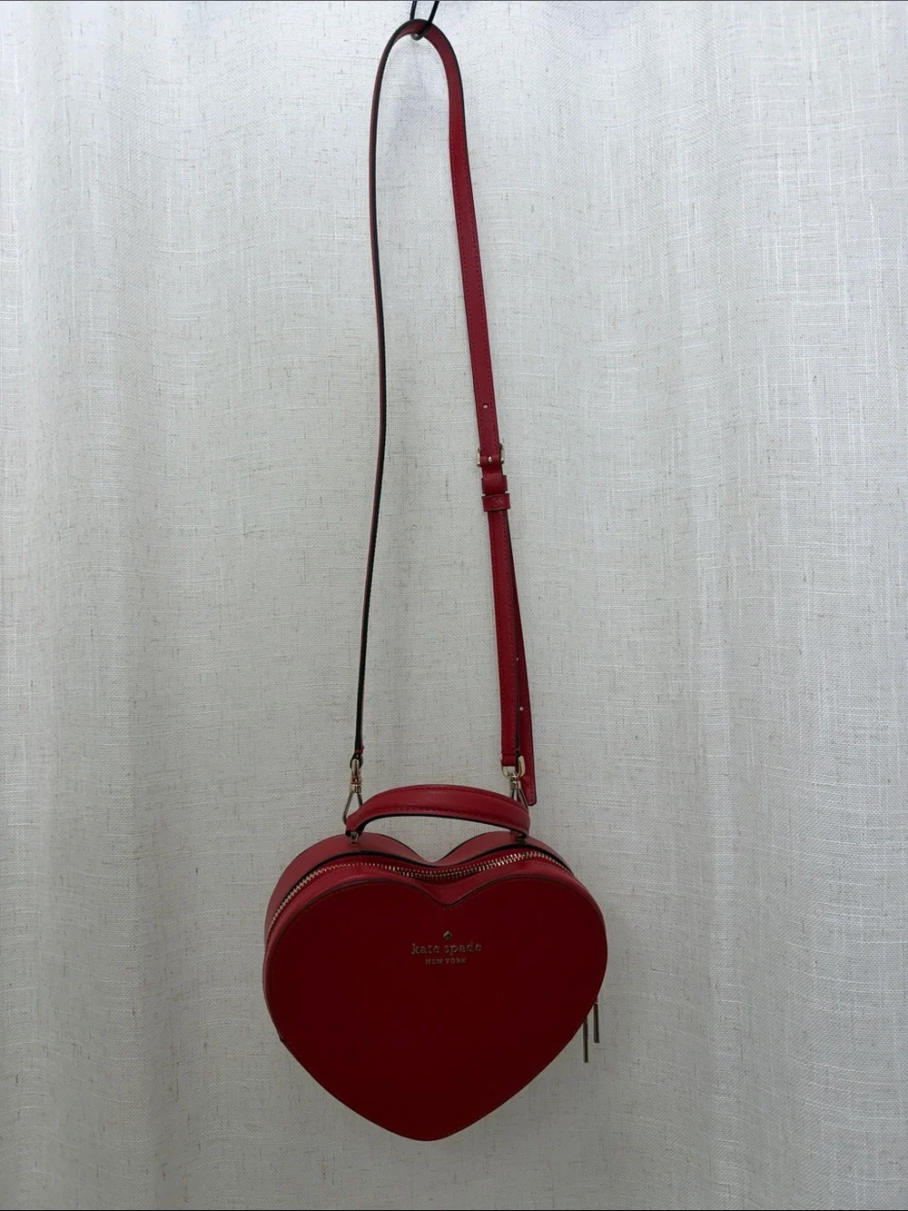 Kate Spade New York Candied Cherry Love Shack Heart Crossbody Purse